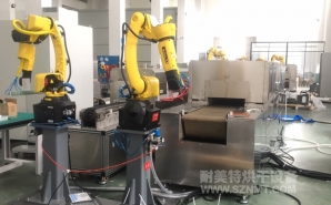 NMT-ZP-108 疫苗玻璃瓶小型預(yù)熱加固化自動裝配線(蘇州?？松?